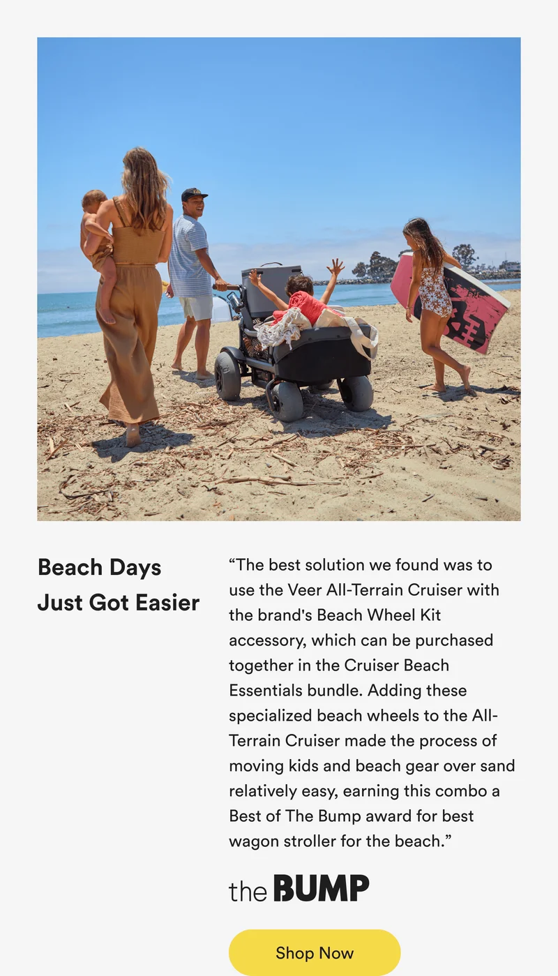 beach days just got easier - shop now