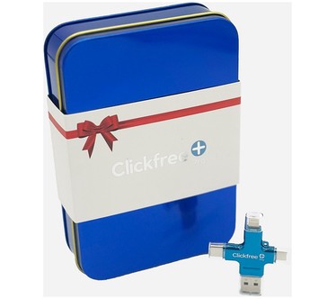 Clickfree Pro 64GB Photo & Video Storage Device with Gift Tin