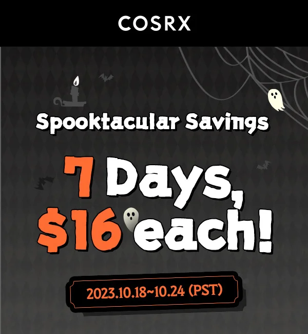 Spooktacular Savings! 7 Days, $16 dach!