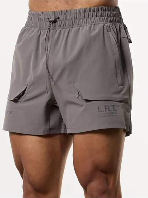 LRT Grey Performance 4"Shorts