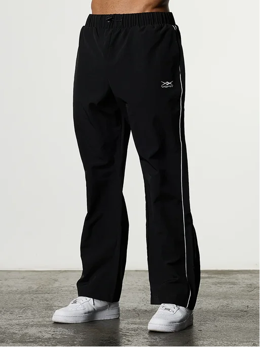 NYLON TRACKSUIT BLACK PANTS