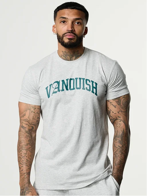 ACADEMY ARCH GREY SLIM FIT T SHIRT