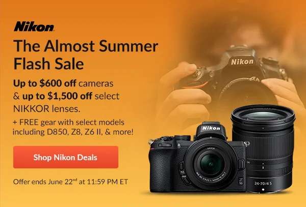 Nikon | The Almost Summer Flash Sale