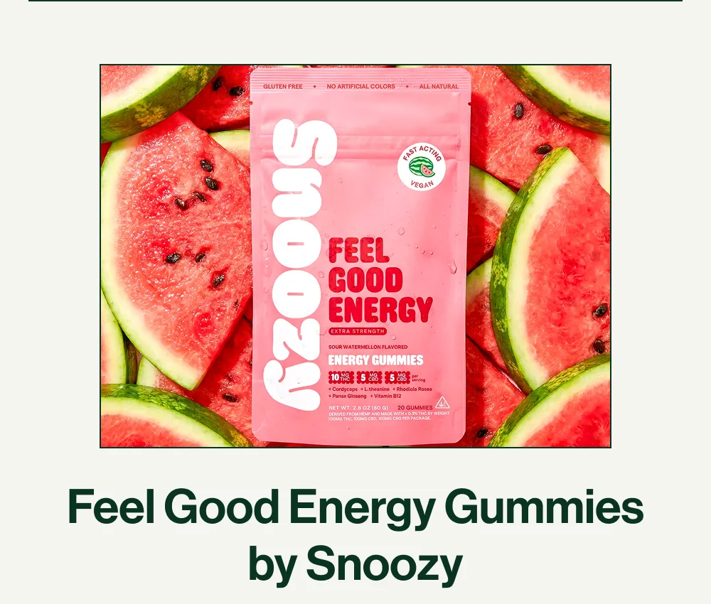 Feel Good Energy Gummies by Snoozy