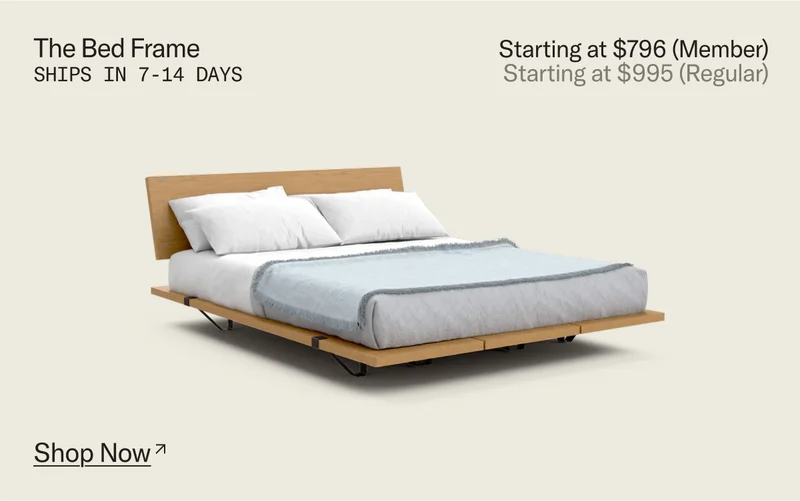 The Bed Frame: Now with improved lead times!