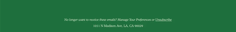 Manage Preferences