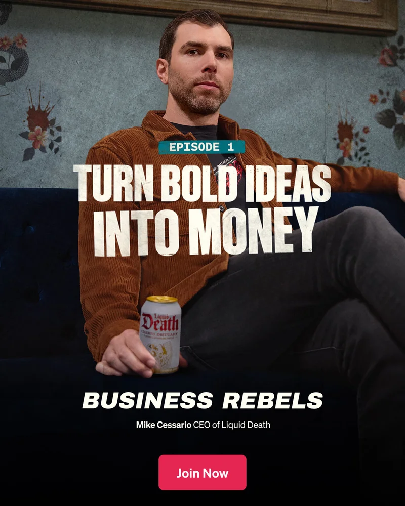 Turn bold ideas into money. Join Now.