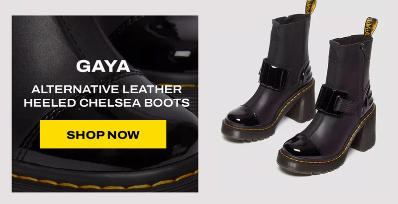 Gaya Alternative Leather Heeled Chelsea Boots