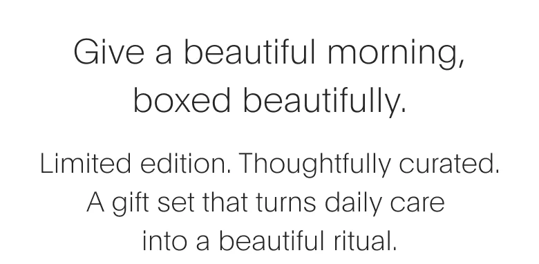 Give a beautiful morning, boxed beautifully.