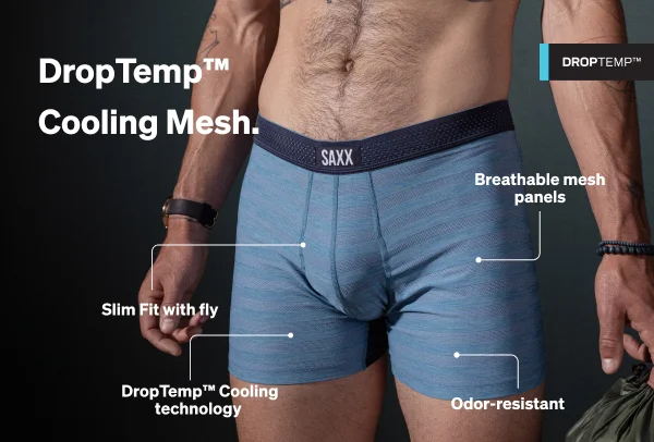 DropTemp™ Cooling Mesh.