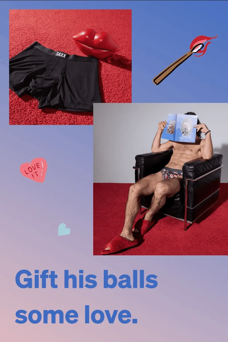 Gift his balls some love.