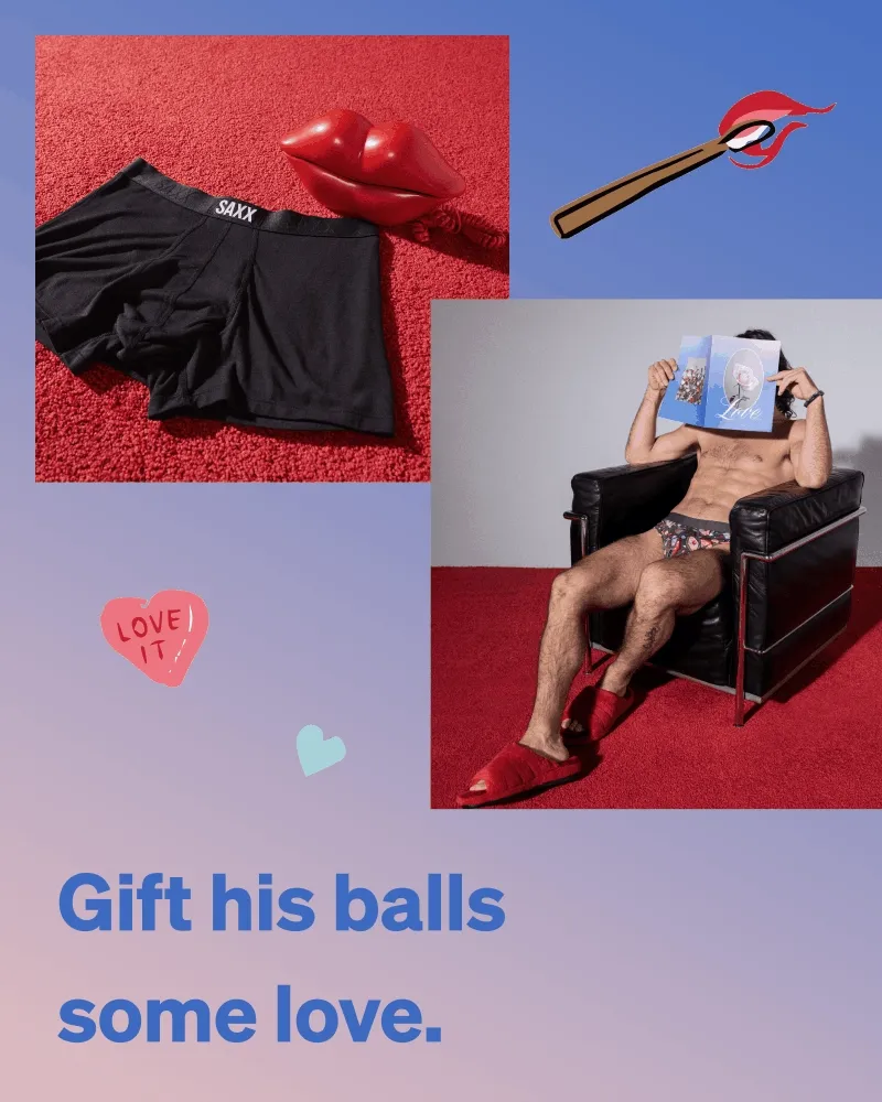 Gift his balls some love.