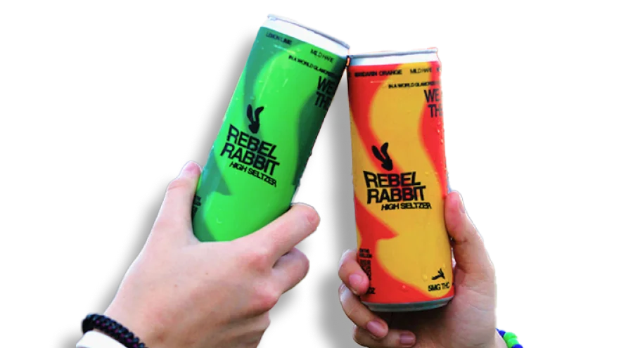 Cheersing Rebel Rabbit Cans