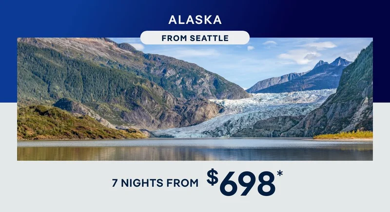 Alaska From Seattle – 7 Nights – Click to View Cruises & Book Now Alaska From Seattle – 7 Nights – Click to View Cruises & Book Now