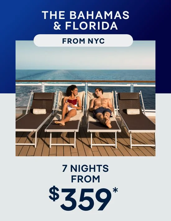 The Bahamas & Florida From New York City (Brooklyn) – 7 Nights – Click to View Cruises & Book Now The Bahamas & Florida From New York City (Brooklyn) – 7 Nights – Click to View Cruises & Book Now