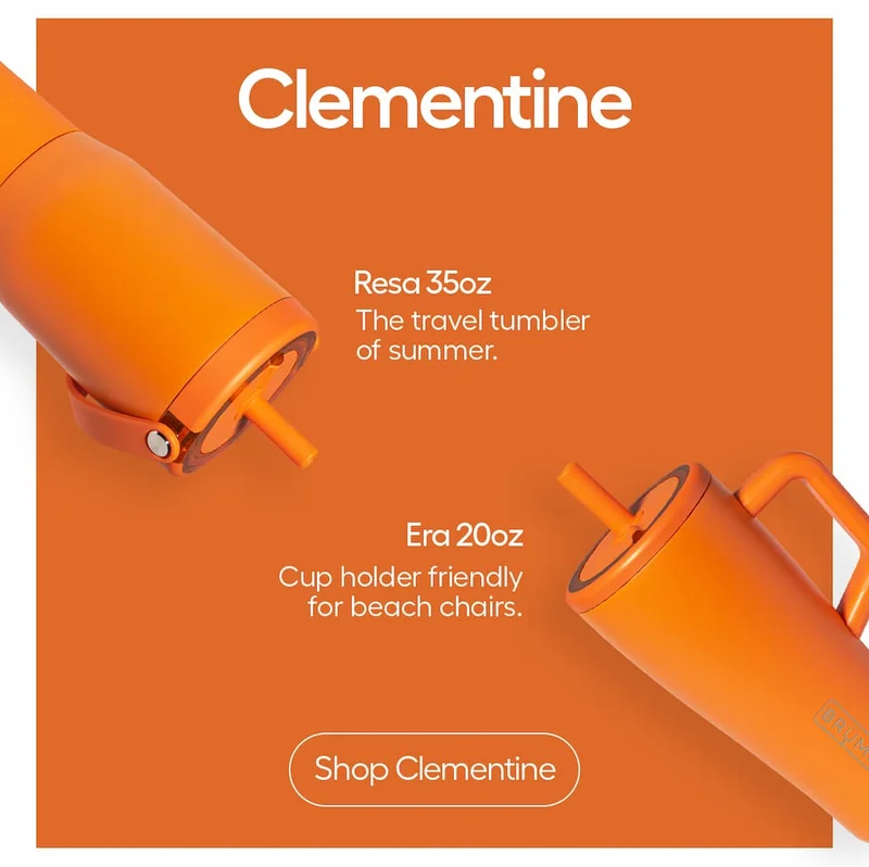 A bright matte orange inspired by golden hour.