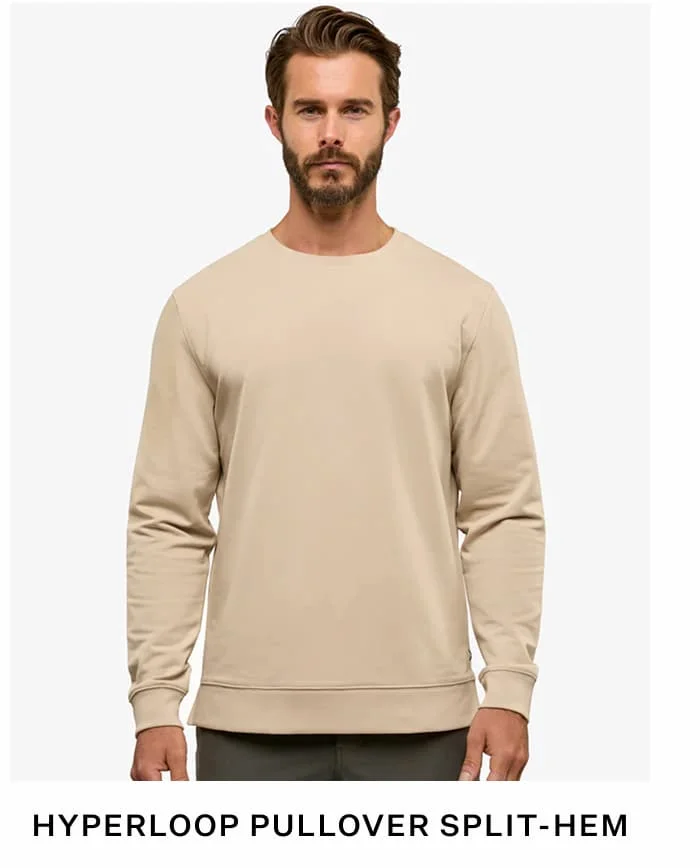 Hyperloop Pullover Split-Hem