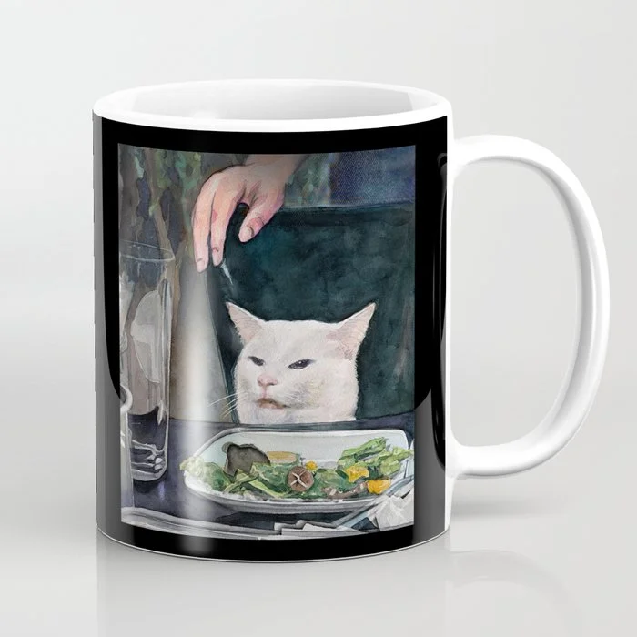 Woman Yelling at Cat Meme-3 Coffee Mug Coffee Mug