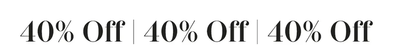 40% Off