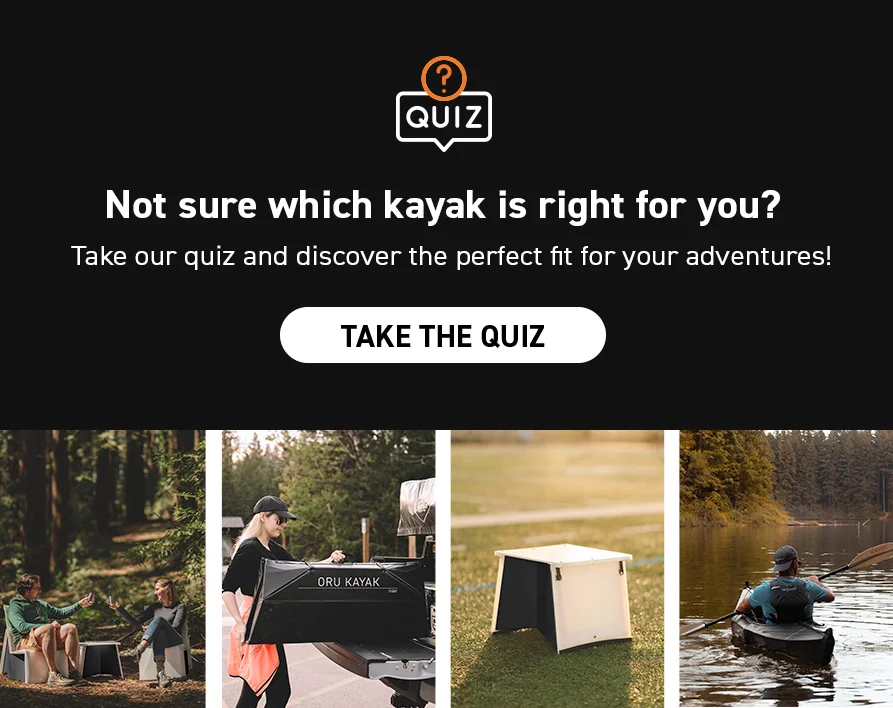 Still not sure which kayak is right for you? Take our quiz o find out!