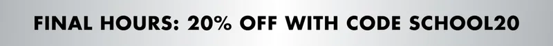 FINAL HOURS: 20% OFF WITH CODE discount code