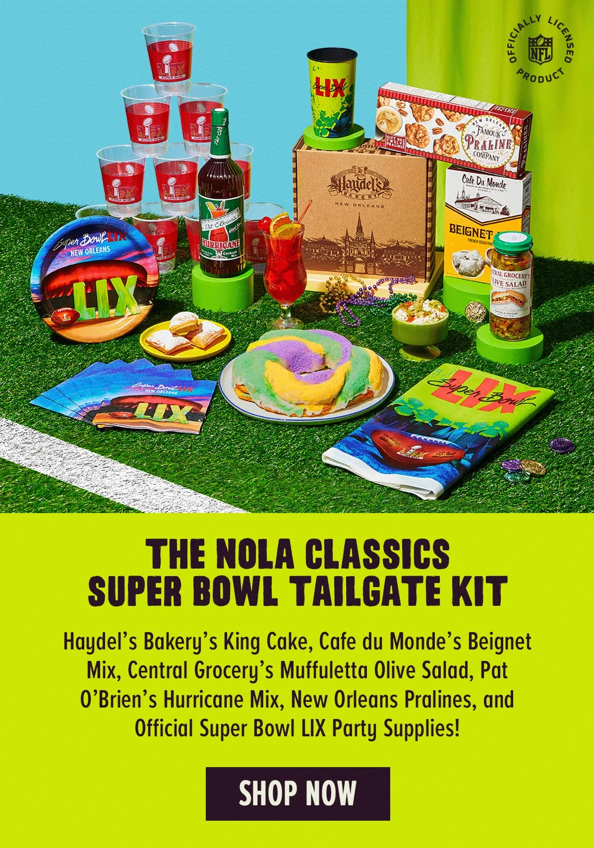 Officially Licensed Super Bowl LIX Tailgate Kits Officially Licensed Super Bowl LIX Tailgate Kits