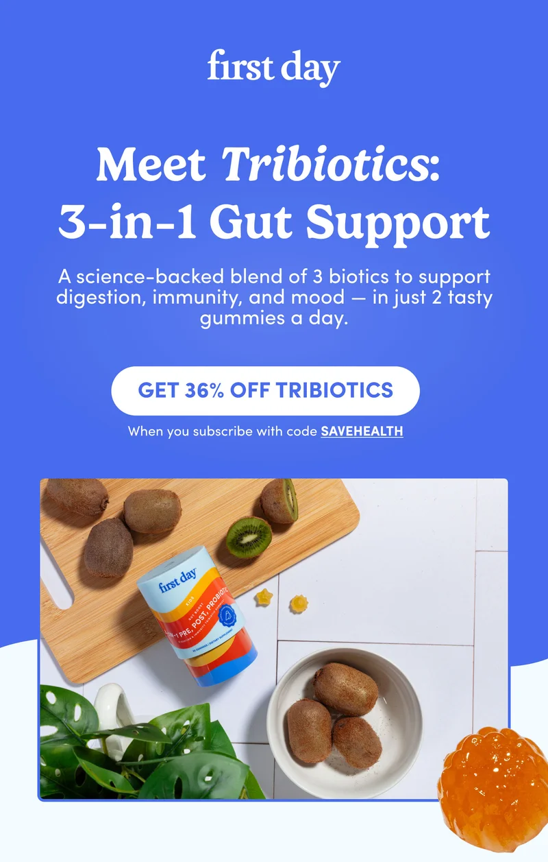 Meet Tribiotics: 3-in-1 Gut Support