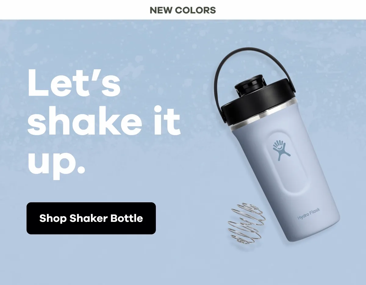 NEW COLORS Let's shake it up.| Shop Shaker Bottle