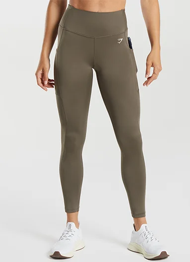 POCKET LEGGINGS - Camo Brown