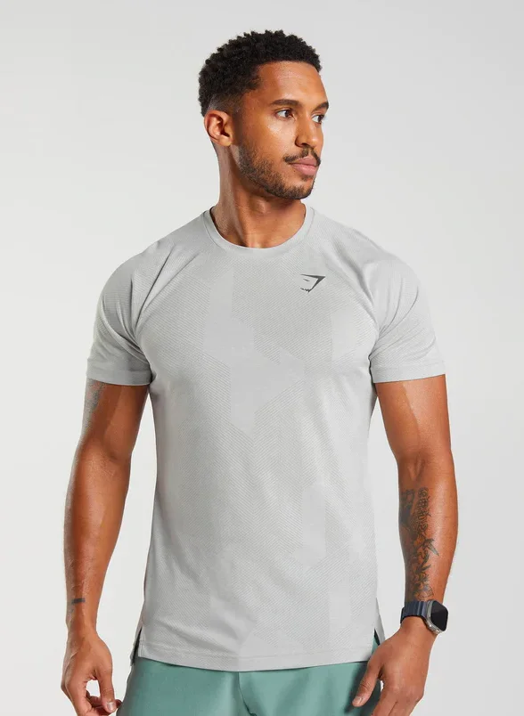 APEX T-SHIRT - Light Grey/Smokey Grey