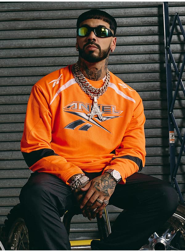 Reebok x Anuel AA Motto Long Sleeve Tee