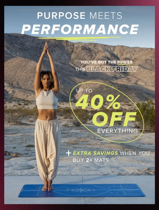 Purpose meets performance - up to 40% off!