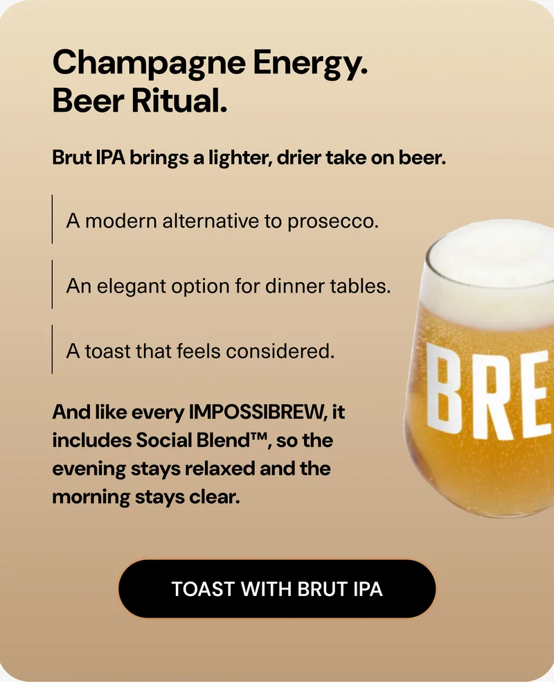 Champagne Energy.  Beer Ritual.