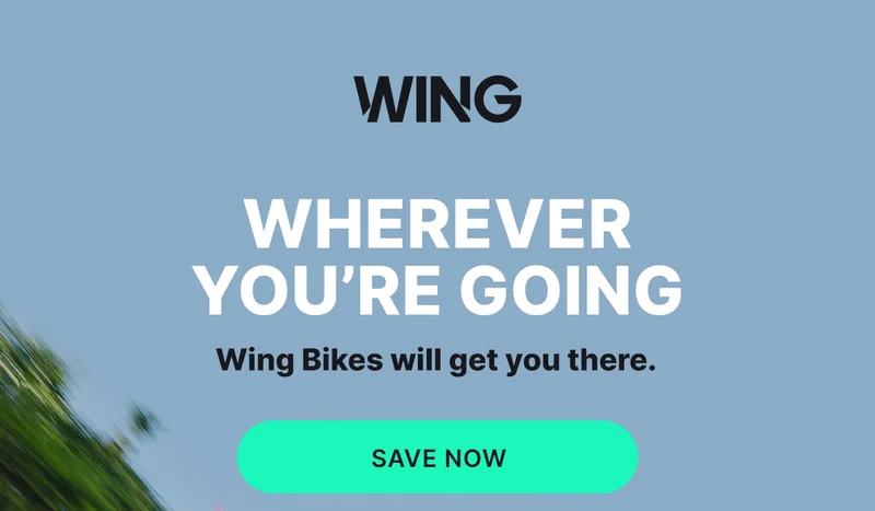 Wing  | wherever you're going wing bikes will get you there. [save now]