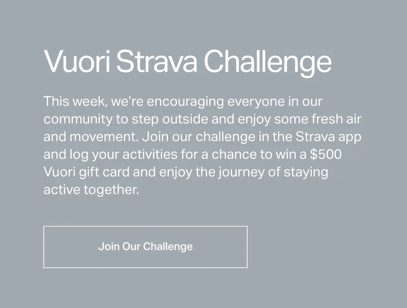 Vuori Strava Challenge