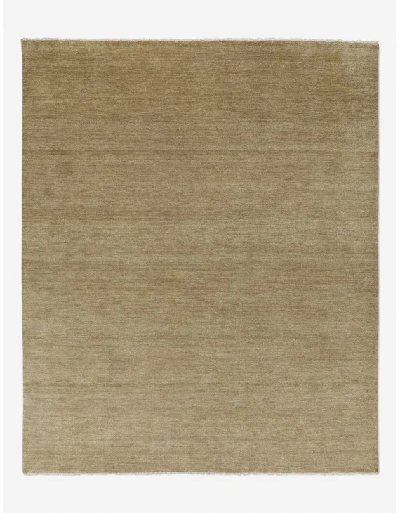 Heritage Hand-Knotted Wool Rug-Moss Gray / 8' x 10'
