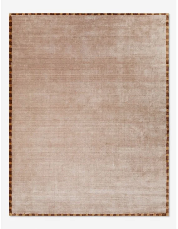 Rajaa Hand-Loomed Rug by Sarah Sherman Samuel-Blush / 8' x 10'