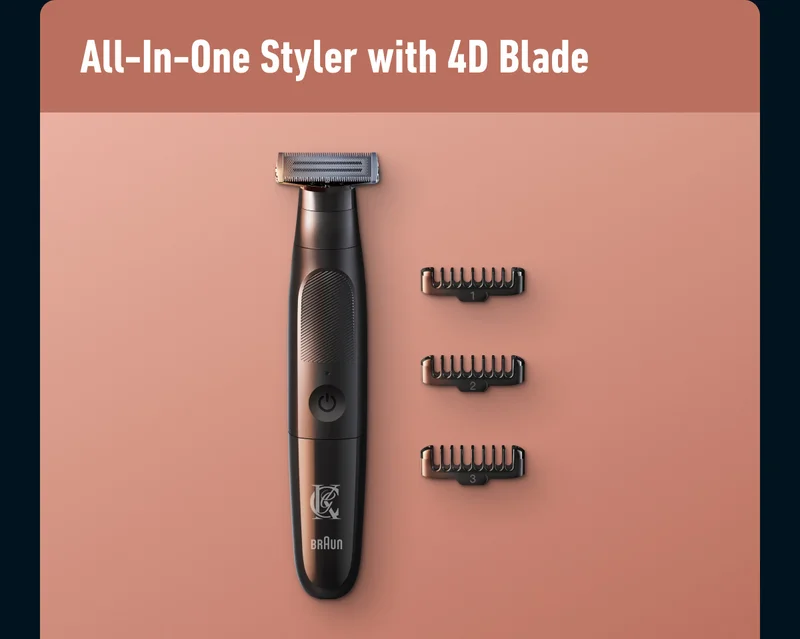 All-In-One Styler with 4D Blade