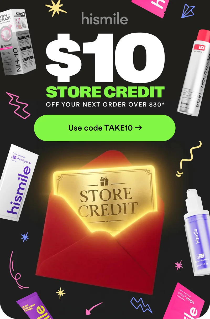 $10 STORE CREDIT. OFF YOUR NEXT ORDER OVER $30*. Use code discount code