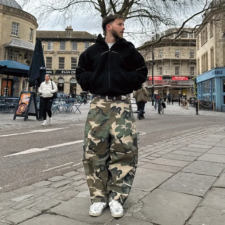 Fashion influencers Fleece hoodie GIF