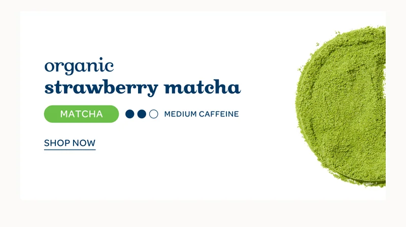 Organic Strawberry Matcha - Shop now