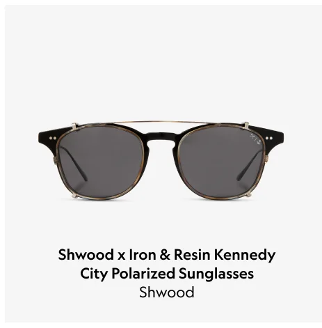 Shwood x Iron & Resin Kennedy City Polarized Sunglasses