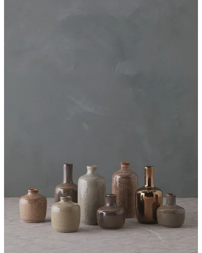 Molloy Vases (Set of 8) - Brown