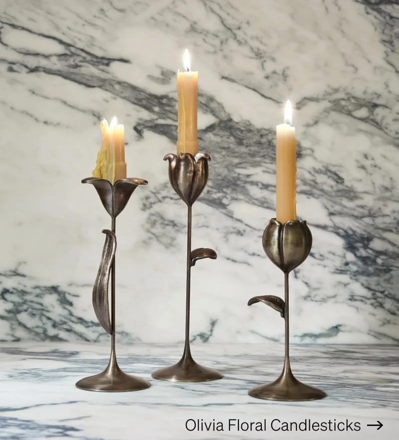 Shop Olivia Floral Candlesticks