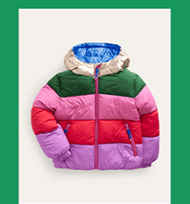 Ultimate Padded Coat - Rainbow Multi