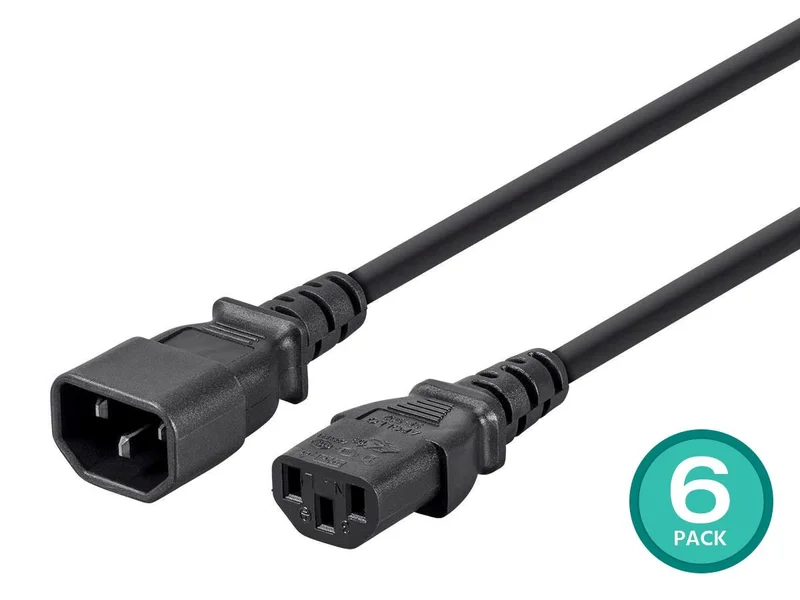 Monoprice Extension Cord - IEC 60320 C14 to IEC 60320 C13