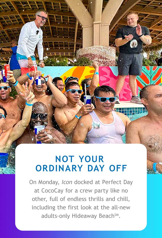 NOT YOUR ORDINARY DAY OFF
