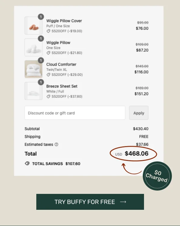 7-Day Free Trial, $0 Charged • Try Buffy For Free
