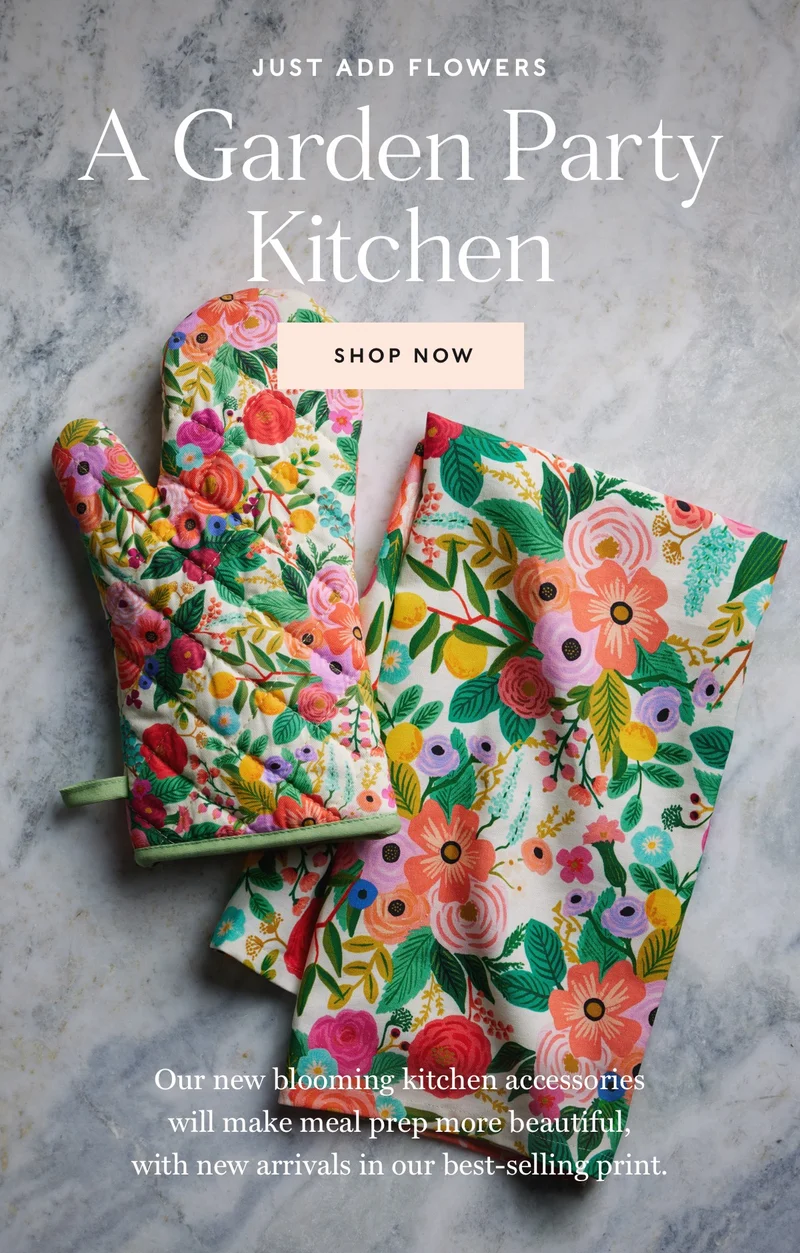 Just add flowers: a Garden Party Kitchen
