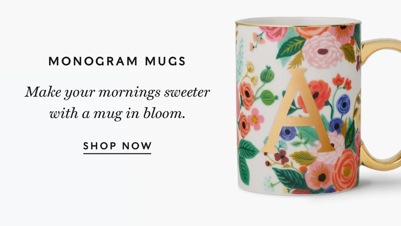 Monogram Mugs